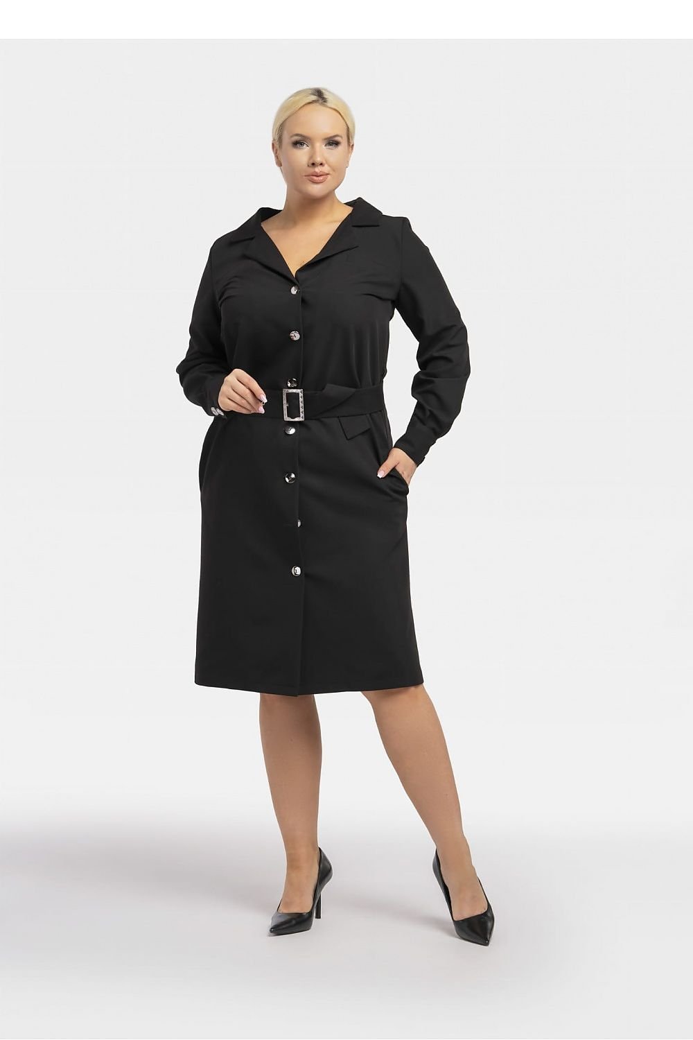 Plus size dress model 193905